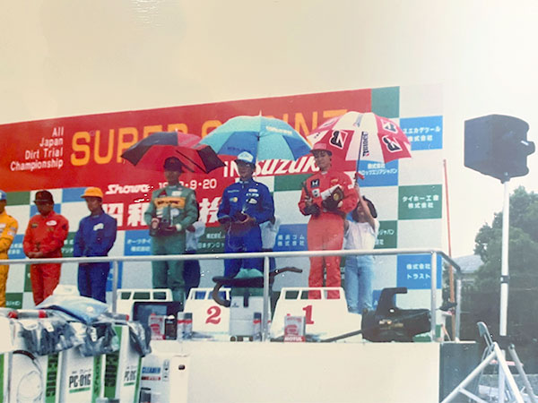 社長が全日本選手権 鈴鹿サーキット内オフロードコース（クラス2位入賞）